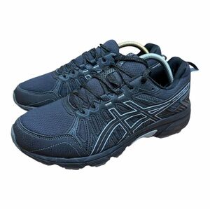 Asics Gel-Venture 7 Men size 9 Trail Running Black Sheet Rock Sneaker